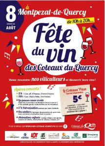 Programme complet et tarifs pour la Fête du Vin des Coteaux du Quercy 2021